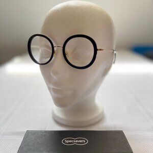 Never worn - William Morris eyeglasses reading glasses frame - Black and gold